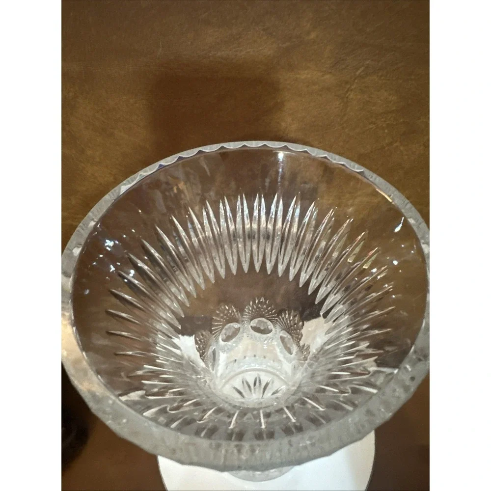 Vintage Cut Glass Floral Pattern 8